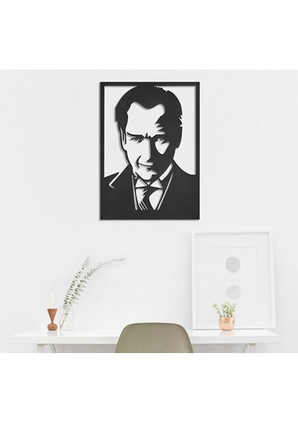 Atatürk Silüet Ahşap & Pleksi Duvar Dekoru – Modern Dekoratif Portre Tablo indirimleri