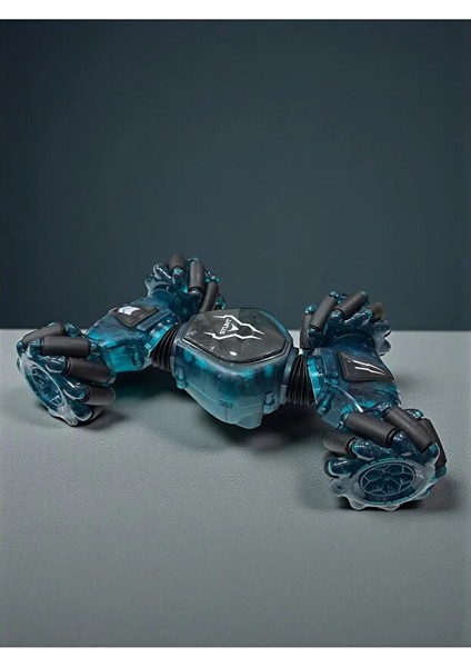 Bilekten Kontrol Uzaktan Kumandalı Full Fonksiyon Şarjlı 2.4g Şeffaf Işıklı 4x4 Drift Araba 21 cm fiyatları