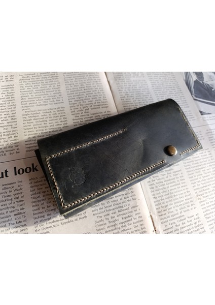 Crazy Gerçek Deri Tamamen El Emeği Özel Kalemleriniz Için Kalemlik Kalemkutu (8*18CM ) NLU84