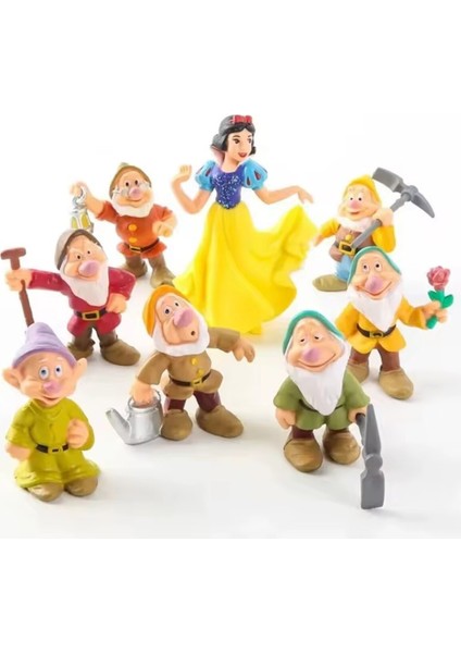 Pamuk Prenses ve 7 Cüceler Figür Oyuncak Seti Fayton Arabalı 33 Cm. fırsatları