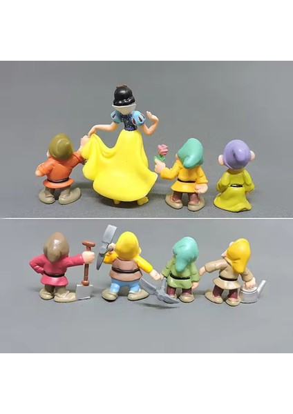 Pamuk Prenses ve 7 Cüceler Figür Oyuncak Seti Fayton Arabalı 33 Cm. indirimleri