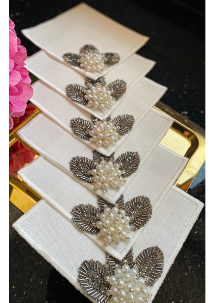 Sunum Peçete,kokteyl Peçete,kahve Yanı Sunum Peçete 6 Adet fiyatları