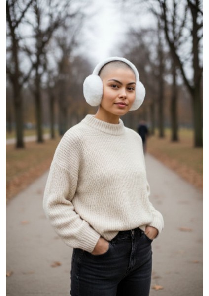 Soğuktan Koruyucu Soft Peluş Katlanabilir Kulak Koruyucu Kulaklık