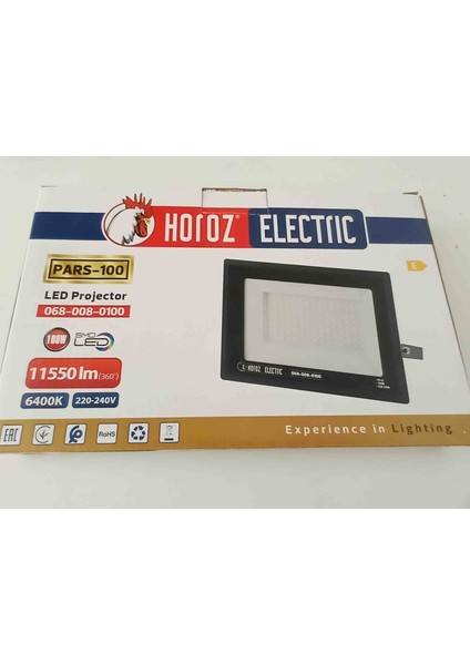 100 W LED Projektör Ip 65