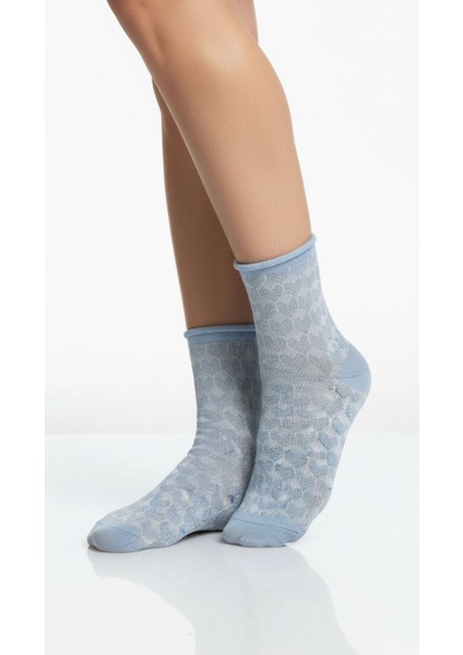 Kadın Desenli Kısa Konç Çorap 3’lü Set – Pamuklu, Nefes Alan, Renkli & Çoklu Varyant