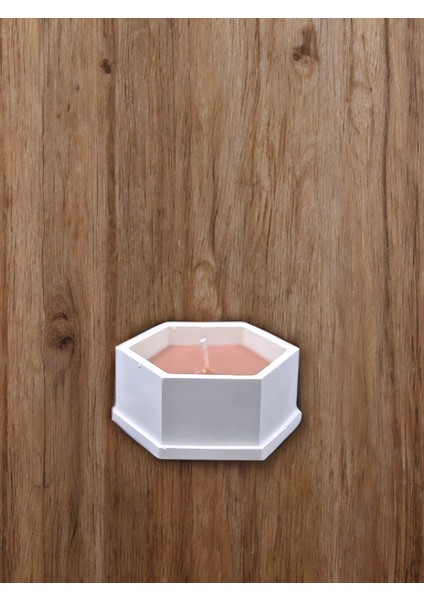 Modern Altıgen Kapta Hoş Kokulu %100 Doğal Soya Mum Temiz Yanışlı Minimal Dekoratif Tasarım - Ev ve Ofis Dekorasyonu, Yoga–medıtasyon Alanları ve Özel Günler Için Zarif ve Estetik Hediye Seçeneği fırsatları