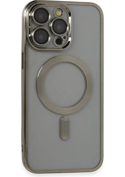 iPhone 14 Pro Max Kılıf Kross Magneticsafe Kapak - Titan Gri