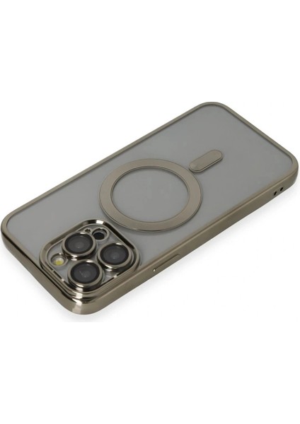 iPhone 14 Pro Max Kılıf Kross Magneticsafe Kapak - Titan Gri modelleri