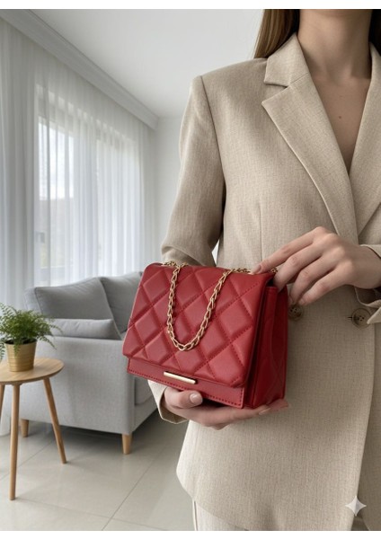 Kadın Kırmızı Çanta