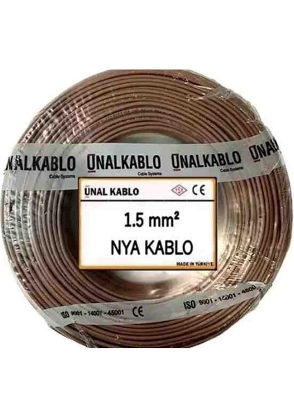 1.5 Nya Ünal Kablo 100 Metre