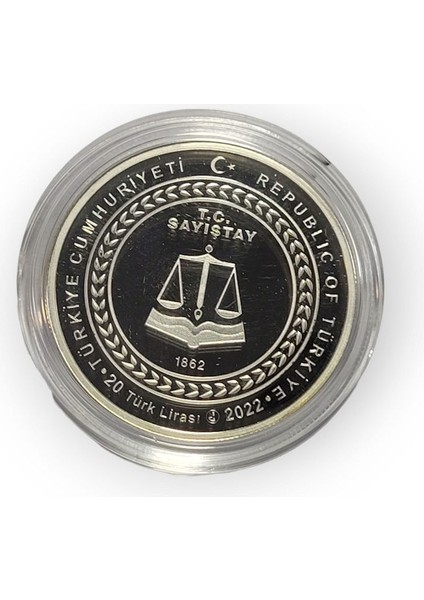 Sayıştay`ın 160. Yılı Gümüş Hatıra Parası 2022 Sertifikalı fiyatları