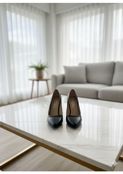 Siyah Rugan Yüksek Topuk Ayakkabı fiyatları