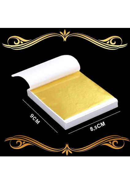 Altın Varak Epoksi Folyo Kağıt 9cmx8,5cm 25ADET Özel Ambalajında