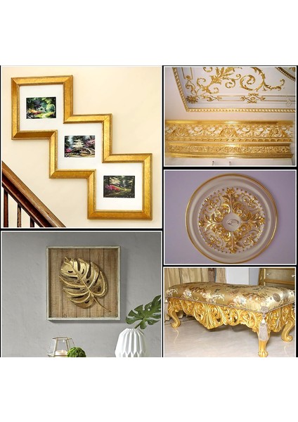 Altın Varak Epoksi Folyo Kağıt 9cmx8,5cm 25ADET Özel Ambalajında indirimleri