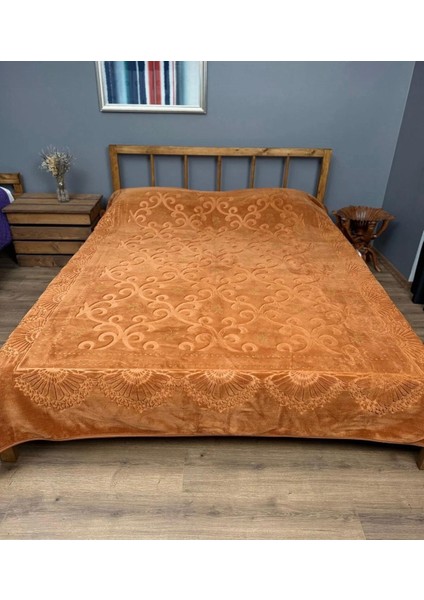 Çeyizlik Pırıltı Çift Kişilik Battaniye Tarçın fırsatları