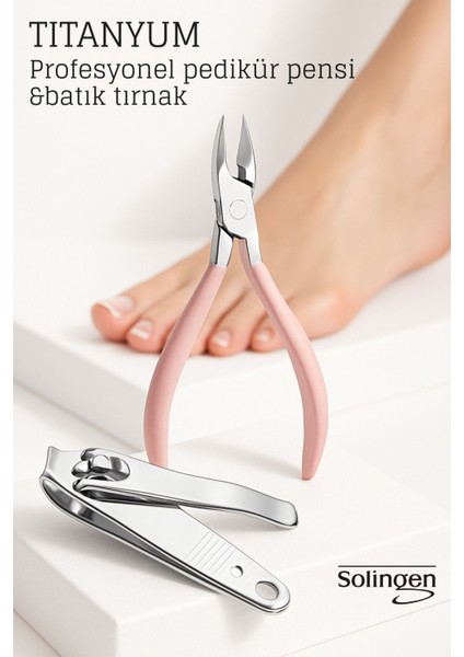 Pedikür Makası - Batık Tırnak Makası Profesyonel Set 722397