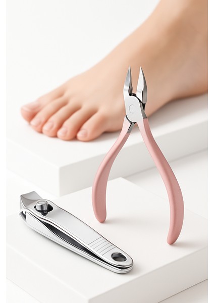 Pedikür Makası - Batık Tırnak Makası Profesyonel Set 722397