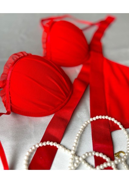 Istiridye Model Dolgulu Destekli Özel Tasarım Detaylı Sütyen Takımı fiyatları