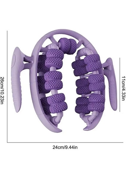 Yeni Nesil Kas Gevşetici Masaj Aleti 13 Tekerlekli Lenf Drenaj Rulosu