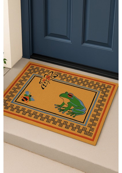 Velür Coco Dokulu Welcome Hoş Geldiniz Kapı Önü Dış Mekan Paspası 45X70CM 27YCM260101 fiyatları