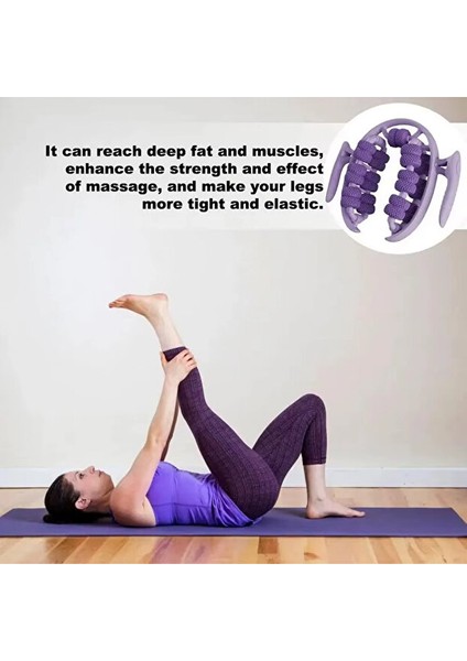 Yeni Nesil Kas Gevşetici Masaj Aleti 13 Tekerlekli Lenf Drenaj Rulosu fırsatları