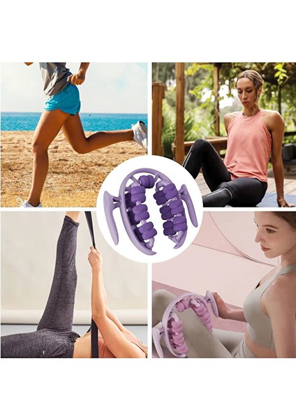 Yeni Nesil Kas Gevşetici Masaj Aleti 13 Tekerlekli Lenf Drenaj Rulosu indirimleri