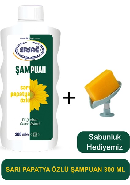 Sarı Papatya Özlü Şampuan 300 ml - Sabunluk Hediyemiz 319-06