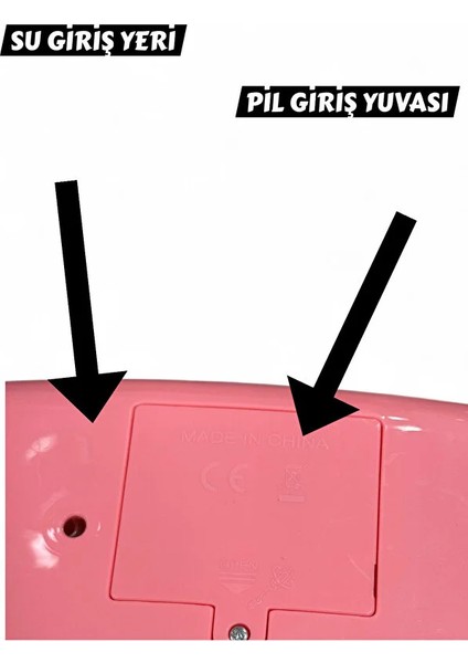 LED Işıklı Buhar Sprey Atan Açılabilir Çift Kapılı Buzdolabı 12 Parça Aksesuarlı Sesli Müzikli 26 cm