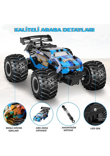 15 Km/h Hız Yapan Uzaktan Kumandalı Şarjlı Arazi Aracı Oyuncak Araba modelleri