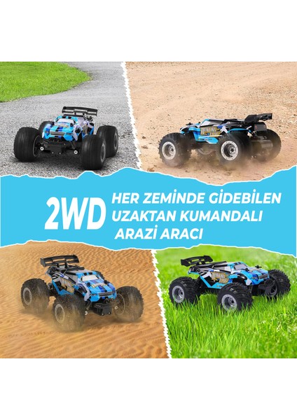 15 Km/h Hız Yapan Uzaktan Kumandalı Şarjlı Arazi Aracı Oyuncak Araba indirimleri
