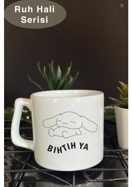 Ruh Hali Serisi Komik Yazılı Tasarım Bardak, Hediye Kupa Bardak