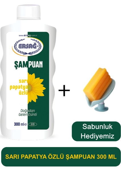 Sarı Papatya Özlü Şampuan 300 ml - Sabunluk Hediyemiz 319-08