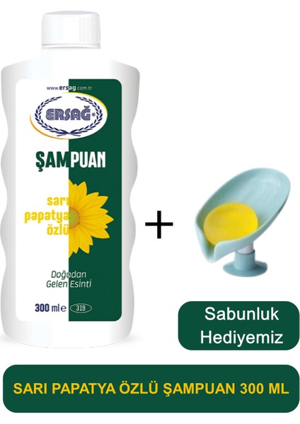 Sarı Papatya Özlü Şampuan 300 ml - Sabunluk Hediyemiz 319-03