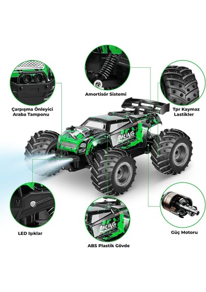 15 Km/h Hız Yapan Uzaktan Kumandalı Şarjlı Arazi Aracı Oyuncak Araba modelleri