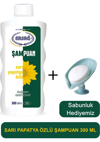 Sarı Papatya Özlü Şampuan 300 ml - Sabunluk Hediyemiz 319-01