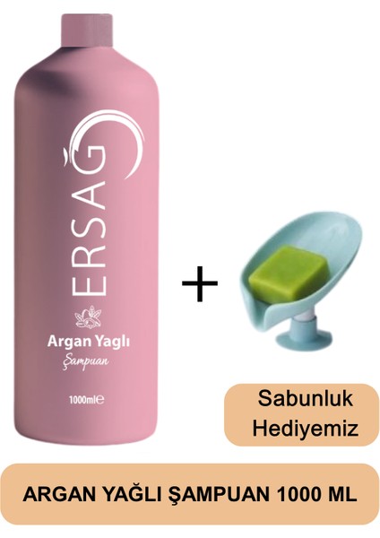 Argan Yağlı Şampuan 1000 ml - Sabunluk Hediyemiz 208-05