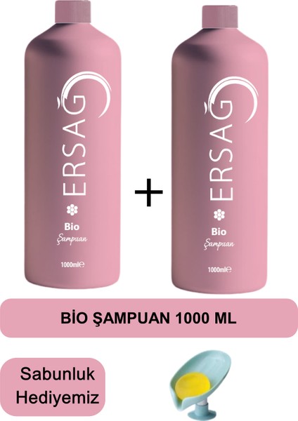 Bio Şampuan (2ADET) 1000 ml - Sabunluk Hediyemiz 157-10