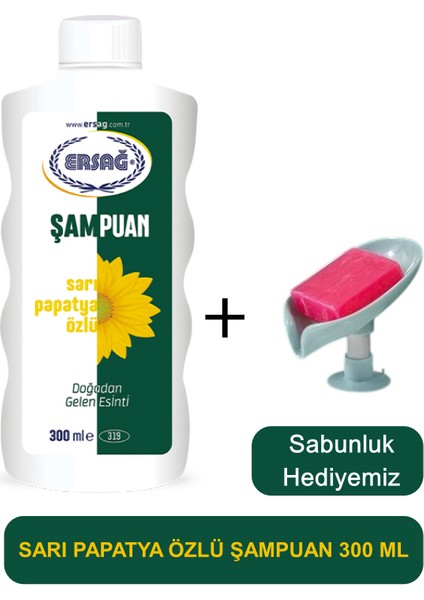Sarı Papatya Özlü Şampuan 300 ml - Sabunluk Hediyemiz 319-04