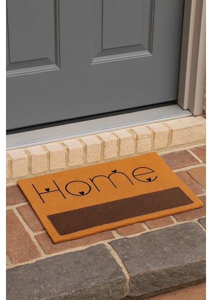 Velür Coco Dokulu Welcome Hoş Geldiniz Kapı Önü Dış Mekan Paspası 45X70CM 27YCM260105