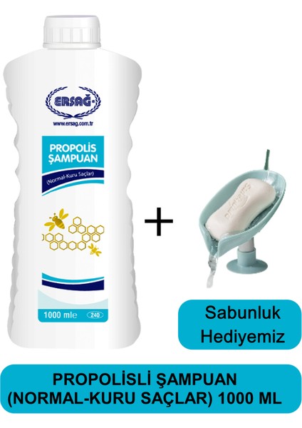 Propolisli Şampuan (Normal-Kuru Saçlar) 1000 ml - Sabunluk Hediyemiz 240-01