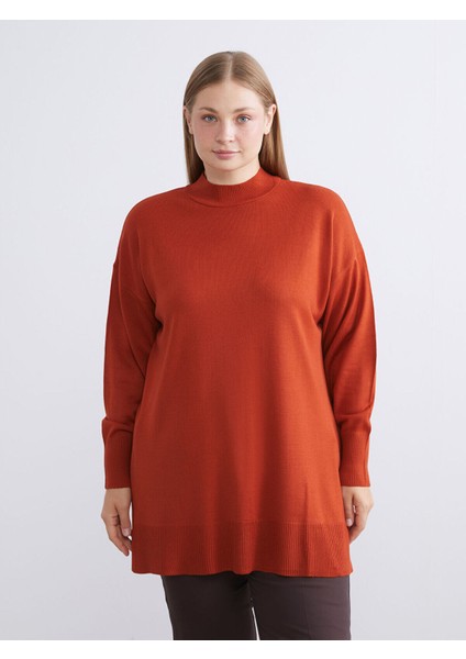 Yeni Sezon Dik Yaka Kadın Triko Tunik fiyatları