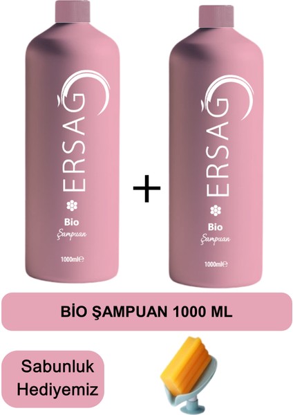 Bio Şampuan (2ADET) 1000 ml - Sabunluk Hediyemiz 157-14