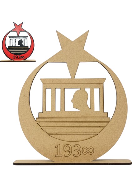 Ahşap Anıtkabir Maket Kiti – Atatürk ve Türk Bayrağı Aktivite Seti