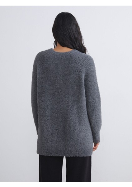 Yeni Sezon Bisiklet Yaka Kadın Triko Tunik fırsatları