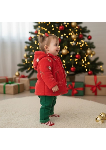 Kız Bebek Yılbaşı Noel Temalı 3lü Takım fiyatları