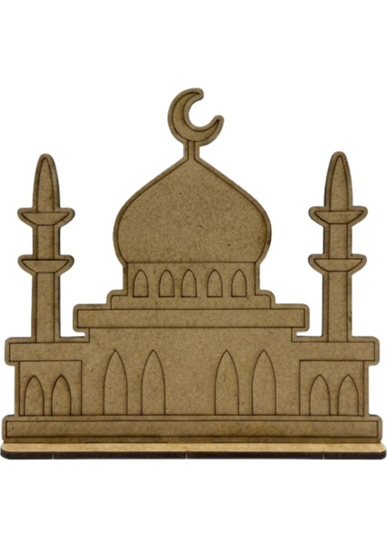 Çocuk Etkinlik Için Camii Maketi – Ahşap Ramazan Kiti