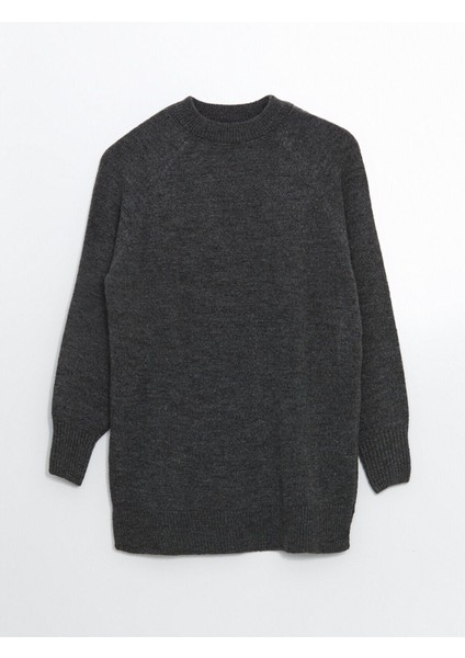 Hilfa Yeni Sezon Bisiklet Yaka Oversize Kadın Triko Tunik indirimleri