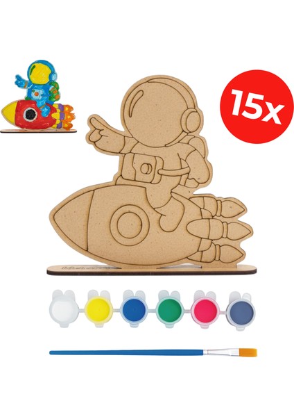 Eğitici Uzay Maket Kiti – Astronot & Roket Tasarım Aktivitesi