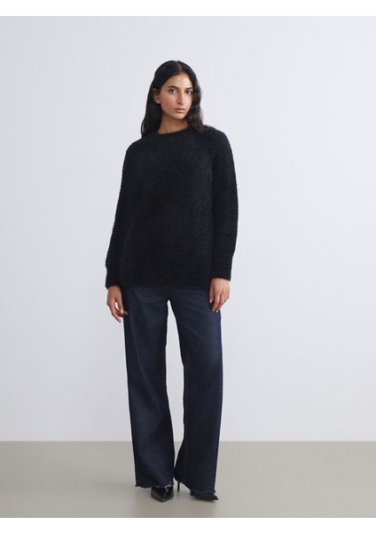 Peak Yeni Sezon Bisiklet Yaka Kadın Triko Tunik fiyatları