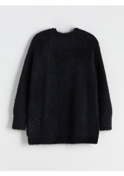 Peak Yeni Sezon Bisiklet Yaka Kadın Triko Tunik